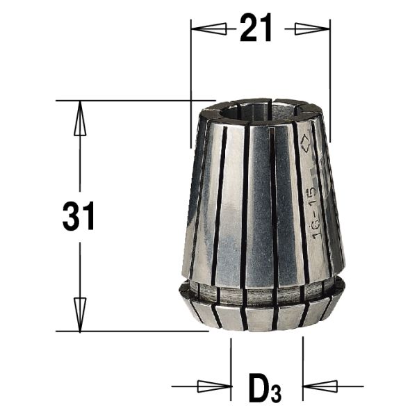 Фото ER32 D=12 цанга высокоточная в интернет-магазине ToolHaus.ru
